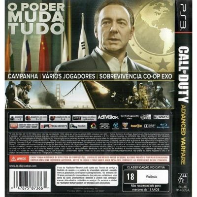 Call Of Duty Advanced Warfare - Ps3 (Seminovo)