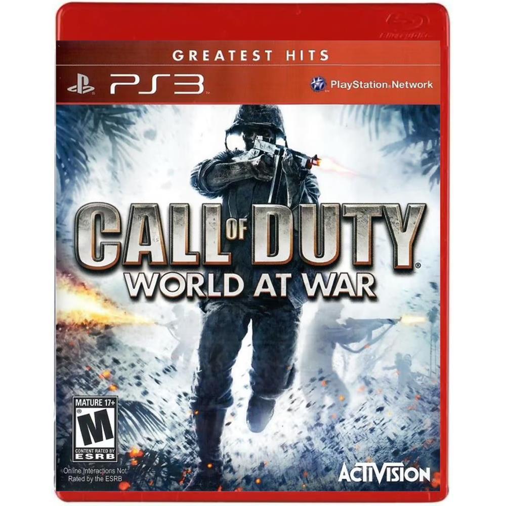 Call Of Duty World At War Greatest Hits – Ps3 (Usado) Call Of Duty World At War Greatest Hits - Ps3 (Usado)