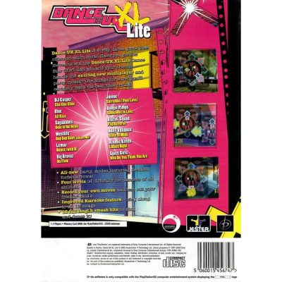 Dance Uk Xl Lite - Ps2 - Pal - (Usado) Capa Quebrada) (Trava Do Disco) (Manual Com Detalhe) (Requer Tapete, Não Incluso)