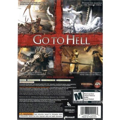Dantes Inferno - Xbox 360 (Usado)