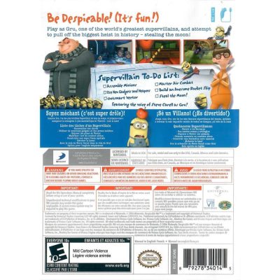 Despicable Me: The Game - Wii (Seminovo)