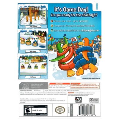 Disney Club Penguin Game Day! - Nintendo Wii (Seminovo)