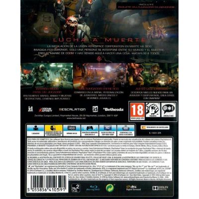 Doom - Ps4 (Usado) (Europeu)