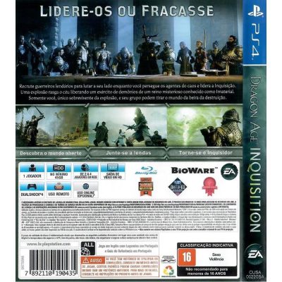 Dragon Age Inquisition - Ps4 (Usado)