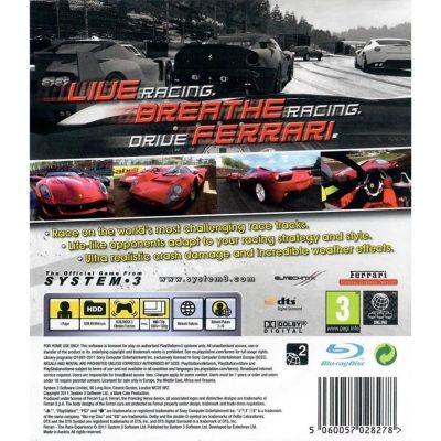Ferrari The Race Experience - Ps3 (Usado) (Trava Do Disco)