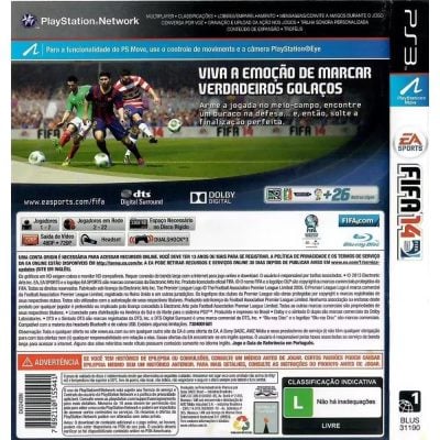 Fifa 14 - Ps3 (Usado) (Capa Quebrada)