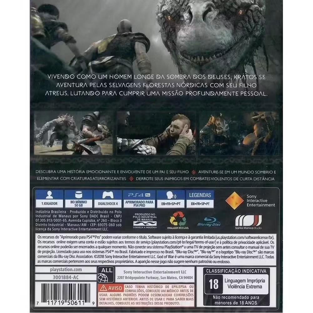 God Of War - Ps4 (Usado)