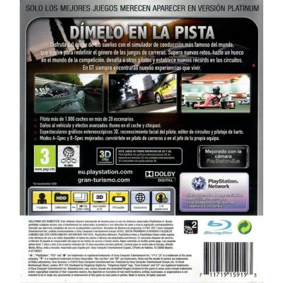 Gran Turismo 5 Platinum - Ps3 (Usado) (Sem Manual)