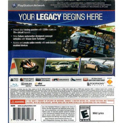 Gran Turismo 6 - Ps3 (Usado) (Sem Manual)
