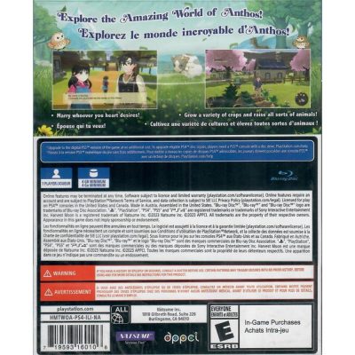 Harvest Moon - The Winds Of Anthos - Ps4 (Novo)