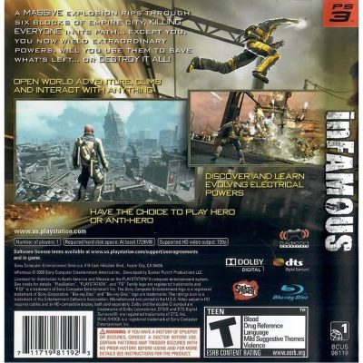 Infamous - Ps3 (Seminovo)