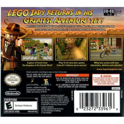 Lego Indiana Jones 2 The Adventure Continues - Nintendo Ds (Seminovo)