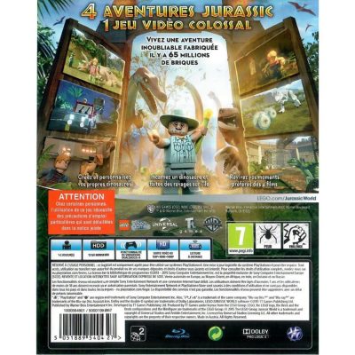 Lego Jurassic World - Ps4 (Seminovo) (Europeu)