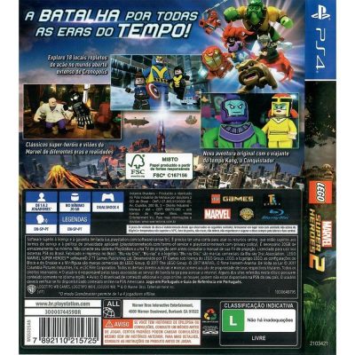 Lego Marvel Super Heroes 2 - Ps4 (Usado) (Sem Manual)