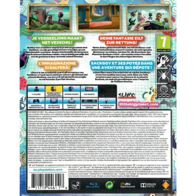 Little Big Planet 3 - Ps4 (Usado) (Capa Quebrada)