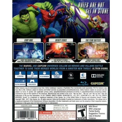 Marvel Vs Capcom Infinite - Ps4 (Seminovo)