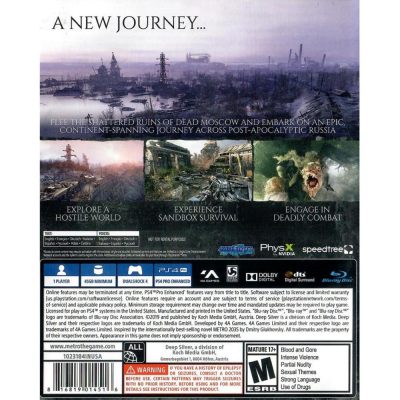 Metro Exodus - Ps4 (Usado)