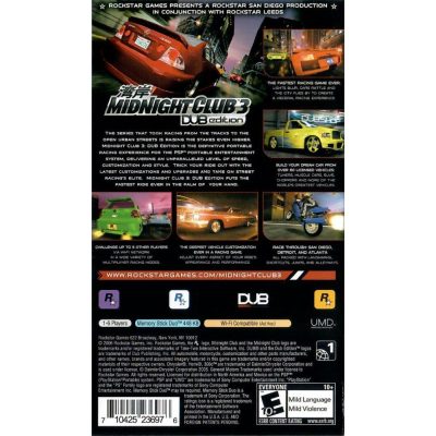 Midnight Club 3 Dub Edition - Psp (Seminovo)