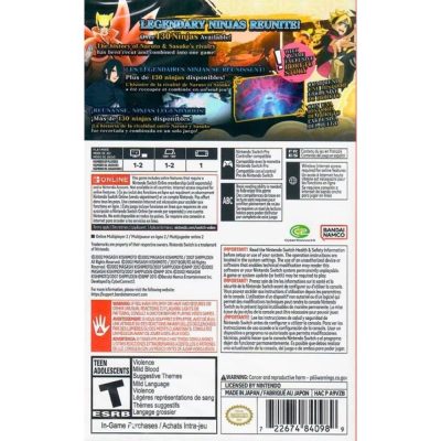 Naruto Boruto Ultimate Ninja Storm Connections - Nintendo Switch (Seminovo)