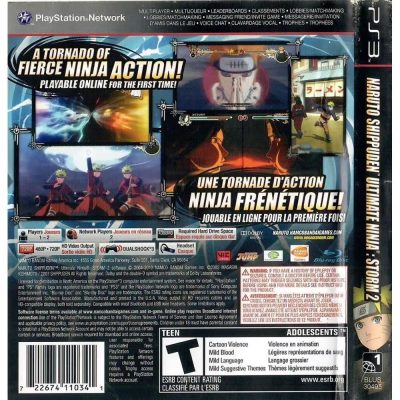 Naruto Shippuden Ultimate Ninja Storm 2 - Ps3 (Usado) (Capa Quebrada)