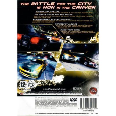 Need For Speed Carbon - Ps2 - Pal (Europeu) (Usado) (Manual Com Detalhe)