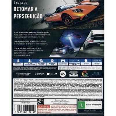 Need For Speed Hot Pursuit Remastered - Ps4 (Seminovo)