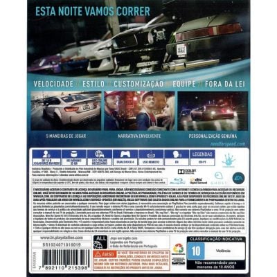Need For Speed - Ps4 (Usado)