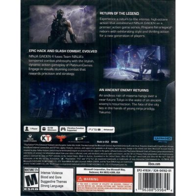 Ninja Gaiden 4 - Ps5 (Novo)