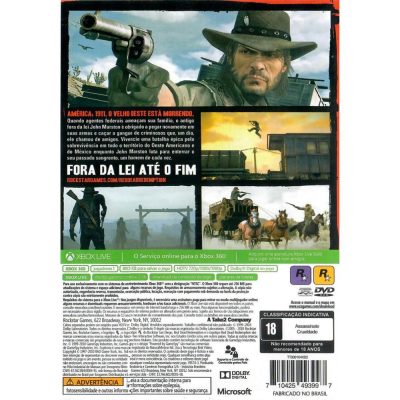 Red Dead Redemption - Xbox 360 (Platinum Hits) (Sem Mapa) (Seminovo)