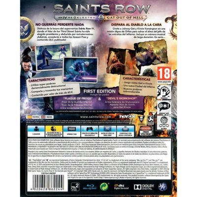 Saints Row Iv And Gat Out Of Hell First Edition - Ps4 (Usado) (Europeu)