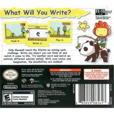 Scribblenauts Write Anything. Solve Everything - Nintendo Ds (Seminovo)