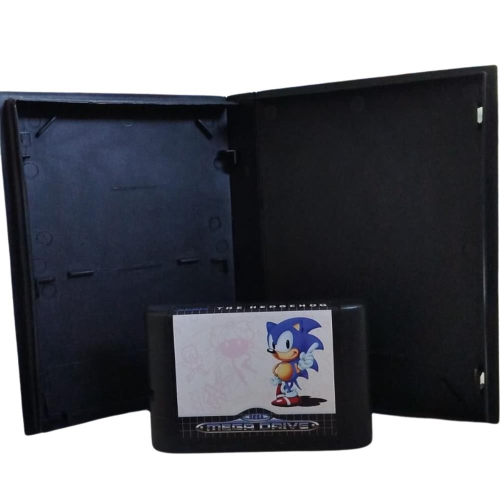Sonic The Hedgehog - Mega Drive (Paralelo) (Com Caixa) (Encarte Japones, Jogo Ingles) (Seminovo)