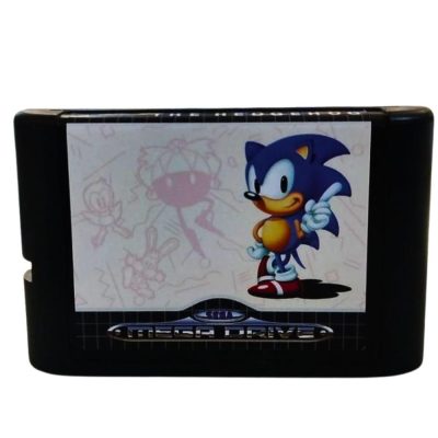 Sonic The Hedgehog - Mega Drive (Paralelo) (Com Caixa) (Encarte Japones, Jogo Ingles) (Seminovo)