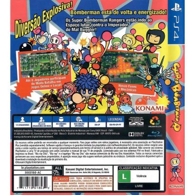 Super Bomberman R Shiny Edition - Ps4 (Usado) (Trava De Disco)