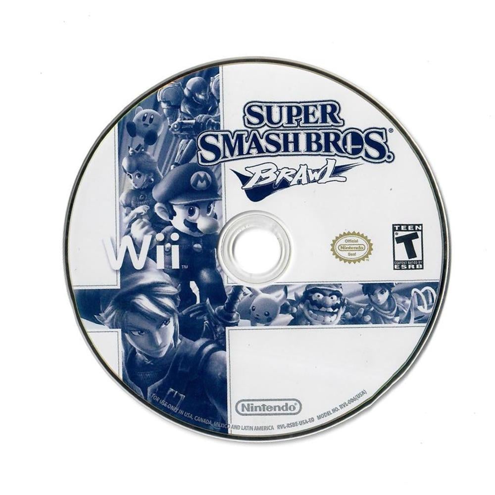 Super Smash Bros Brawl – Nintendo Wii (Usado) (Trinco) (Somente O Disco) Super Smash Bros Brawl - Nintendo Wii (Usado) (Trinco) (Somente O Disco)