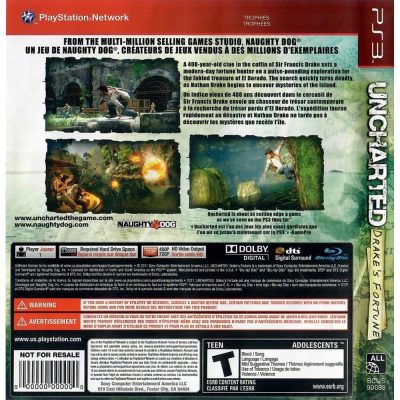 Uncharted Drakes Fortune Greatest Hits - Ps3 (Usado) (Sem Manual)