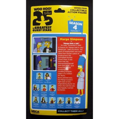 Action Figure Marge Simpson Working Woman Marge - The Simpsons - 25 Of The Greatest Guest Stars Series 4 - Neca
