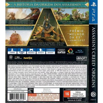 Assassins Creed Origins - Ps4 (Usado)
