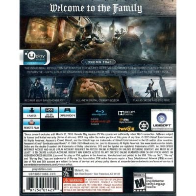 Assassins Creed Syndicate - Ps4 (Usado)