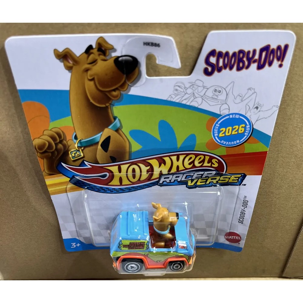 Carrinho Hot Wheels - Racer Verse - Scooby Doo - Hkb86 (Novo 2026)