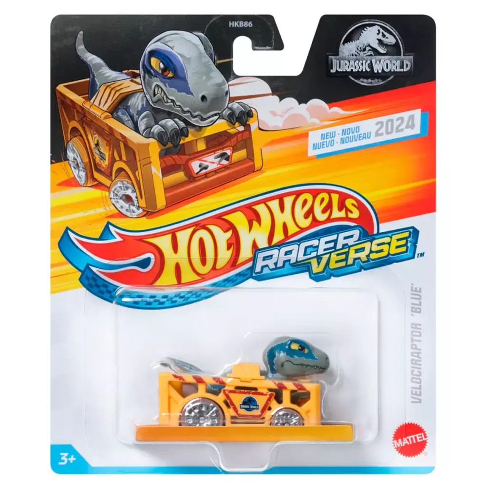 Carrinho Hot Wheels – Racer Verse – Velociraptor Blue (Jurassic World) Hkb86 Carrinho Hot Wheels - Racer Verse - Velociraptor Blue (Jurassic World) Hkb86