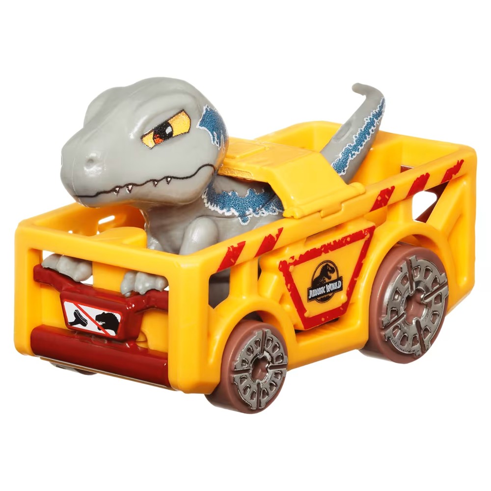 Carrinho Hot Wheels - Racer Verse - Velociraptor Blue (Jurassic World) Hkb86