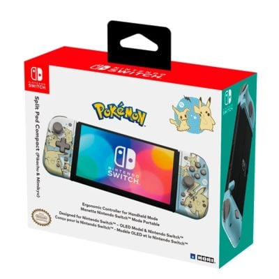 Controle Hori Split Pad Compact Pikachu, Para Nintendo Switch - Nsw-410U