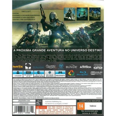 Destiny The Taken King - Ps4 (Usado) (Servidores Fechados)