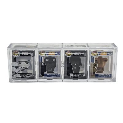 Funko Pop Bitty Pop - Star Wars - Darth Vader, Stormtrooper, The Fighter Pilot & Hammerhead