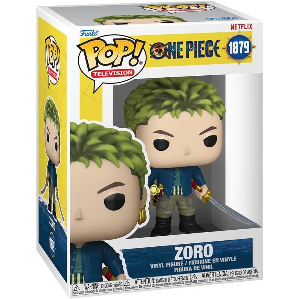 Funko Pop Television – One Piece Live Action – Zoro 1879 Funko Pop Television - One Piece Live Action - Zoro 1879