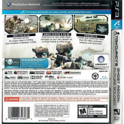 Ghost Recon Future Soldier - Ps3 (Usado)