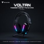 Headset Gamer Force One Voltan Mo-512Wa Usb — Compatível Com Pc, Ps4 E Ps5 Headset Gamer Force One Voltan Mo-512Wa Usb — Compatível Com Pc, Ps4 E Ps5