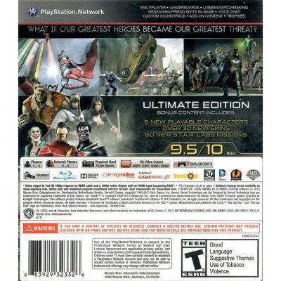 Injustice Gods Among Us - Ps3 (Usado) (Capa Quebrada) (Sem Manual)
