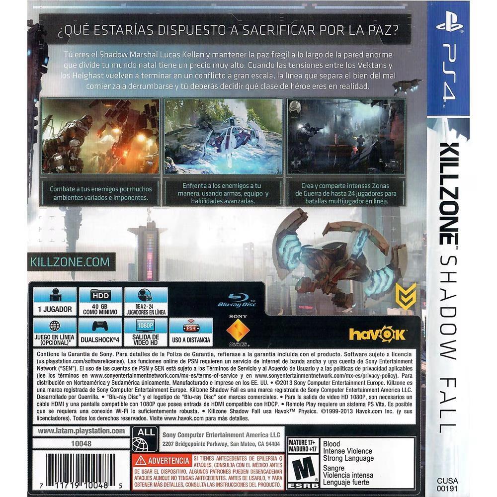 Killzone Shadow Fall - Ps4 (Usado)